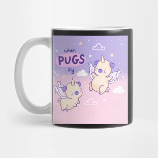 When Pugs Fly Mug